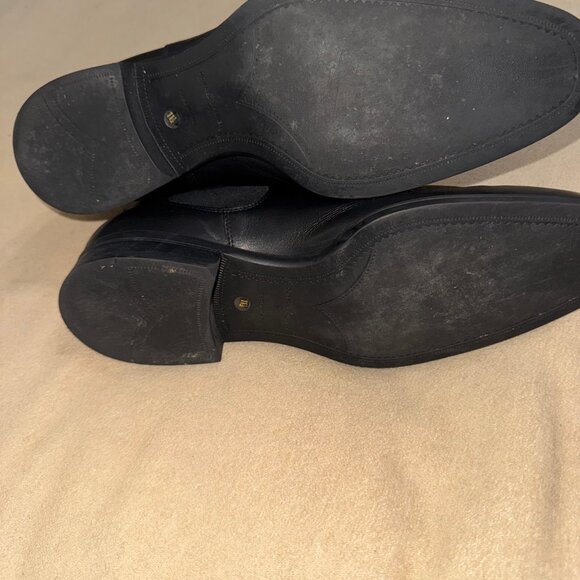 COPY - DONALD PLINER BLACK CHELSEA BOOTS SIZE 11 1/2 M - Picture 3 of 7